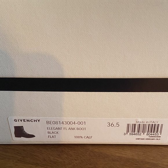 Sold - Givenchy Elegant Black Leather Studded Buckle Boots MSRP $1395 Size 6.5 - Picture 10 of 12